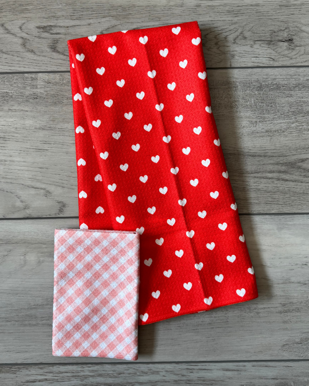 Pink Gingham Washcloth