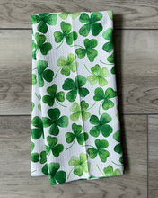 Load image into Gallery viewer, Watercolor Shamrock Towel
