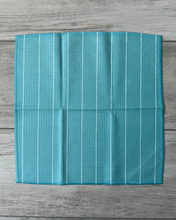 Load image into Gallery viewer, Teal Pinstripe Washcloth
