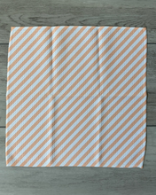 Load image into Gallery viewer, Peach Diagonal Stripe Washcloth
