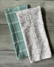 Load image into Gallery viewer, Sage Farmhouse Plaid Towel
