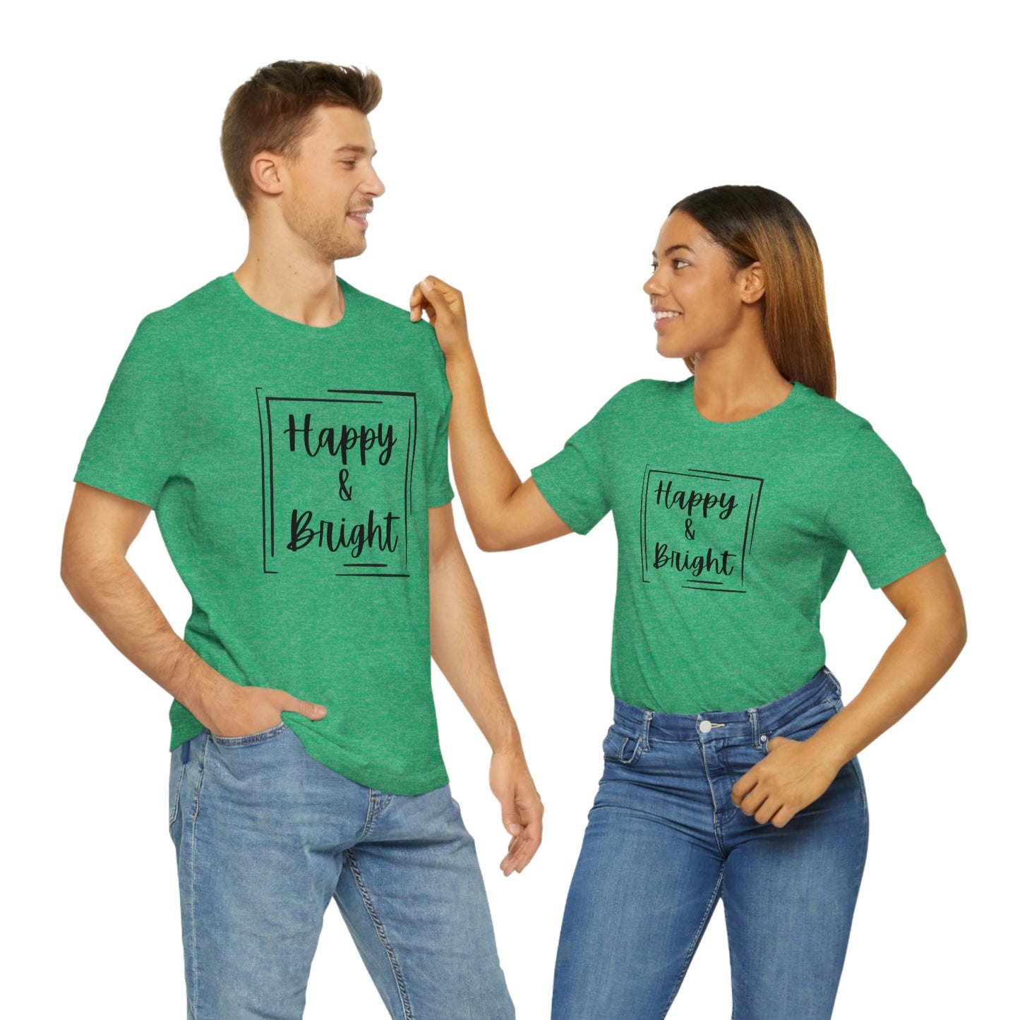 Happy & Bright Logo Jersey Short Sleeve Tee