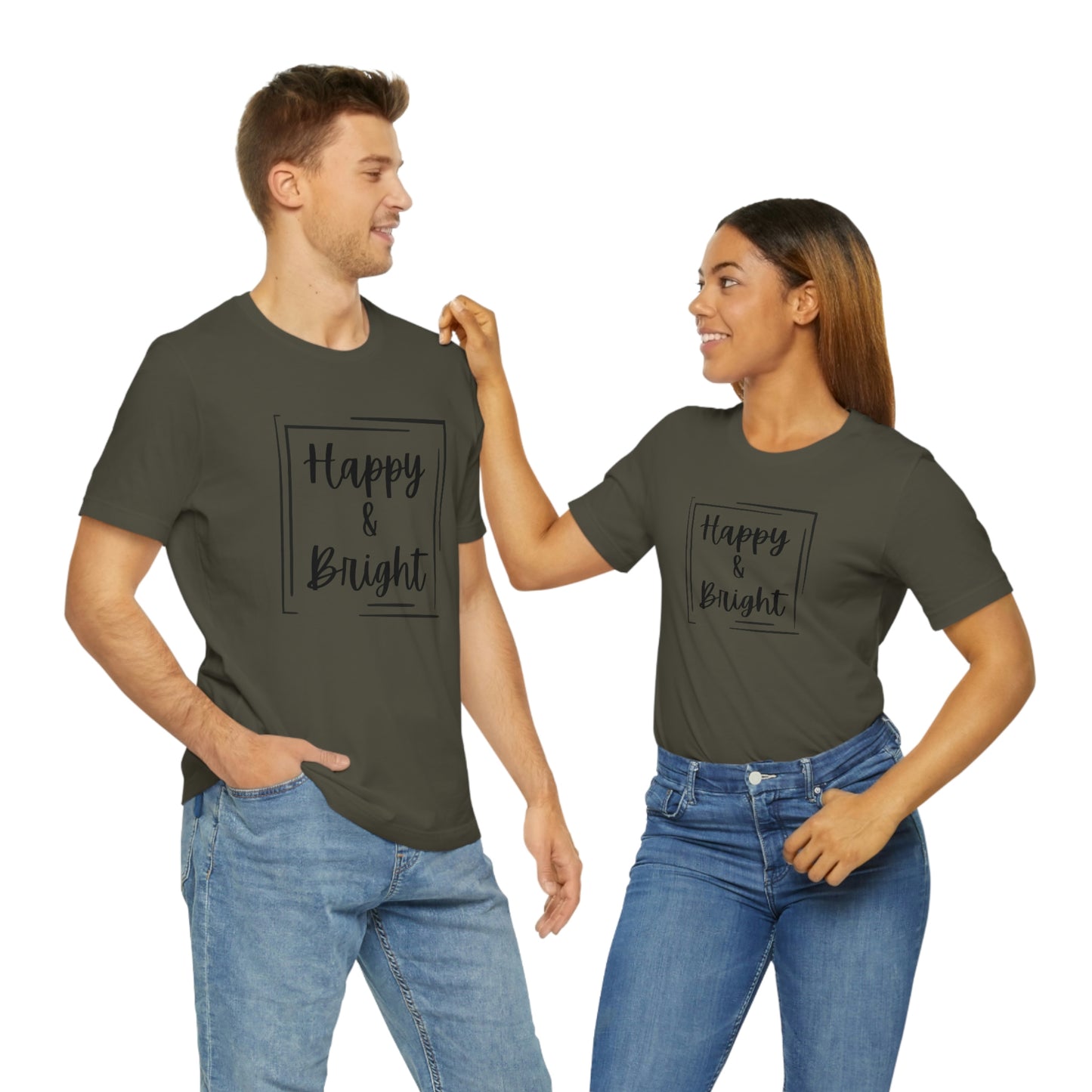 Happy & Bright Logo Jersey Short Sleeve Tee