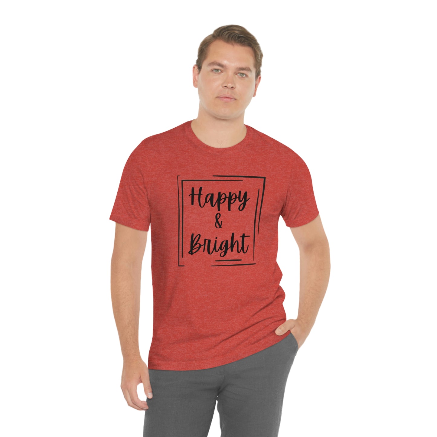 Happy & Bright Logo Jersey Short Sleeve Tee