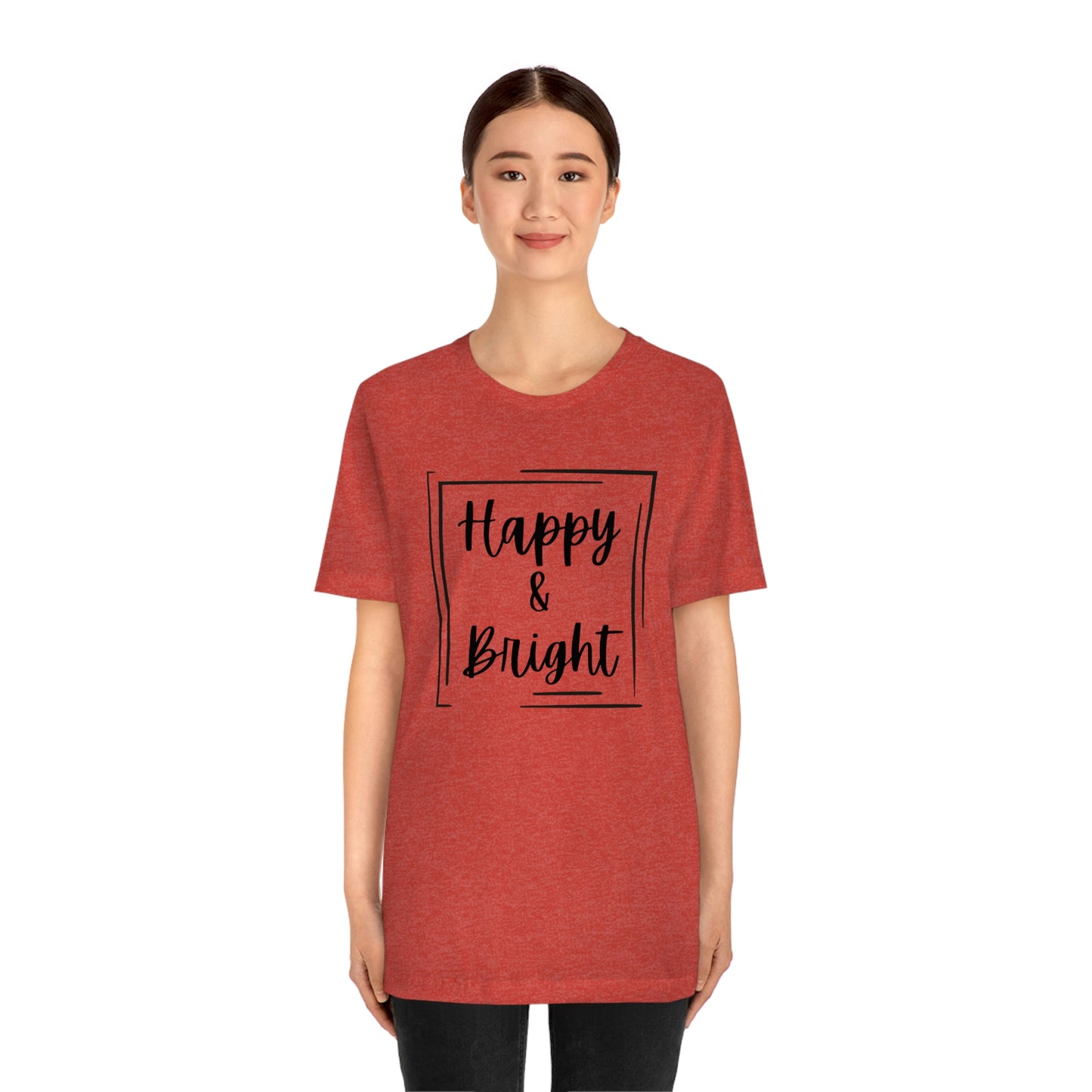 Happy & Bright Logo Jersey Short Sleeve Tee