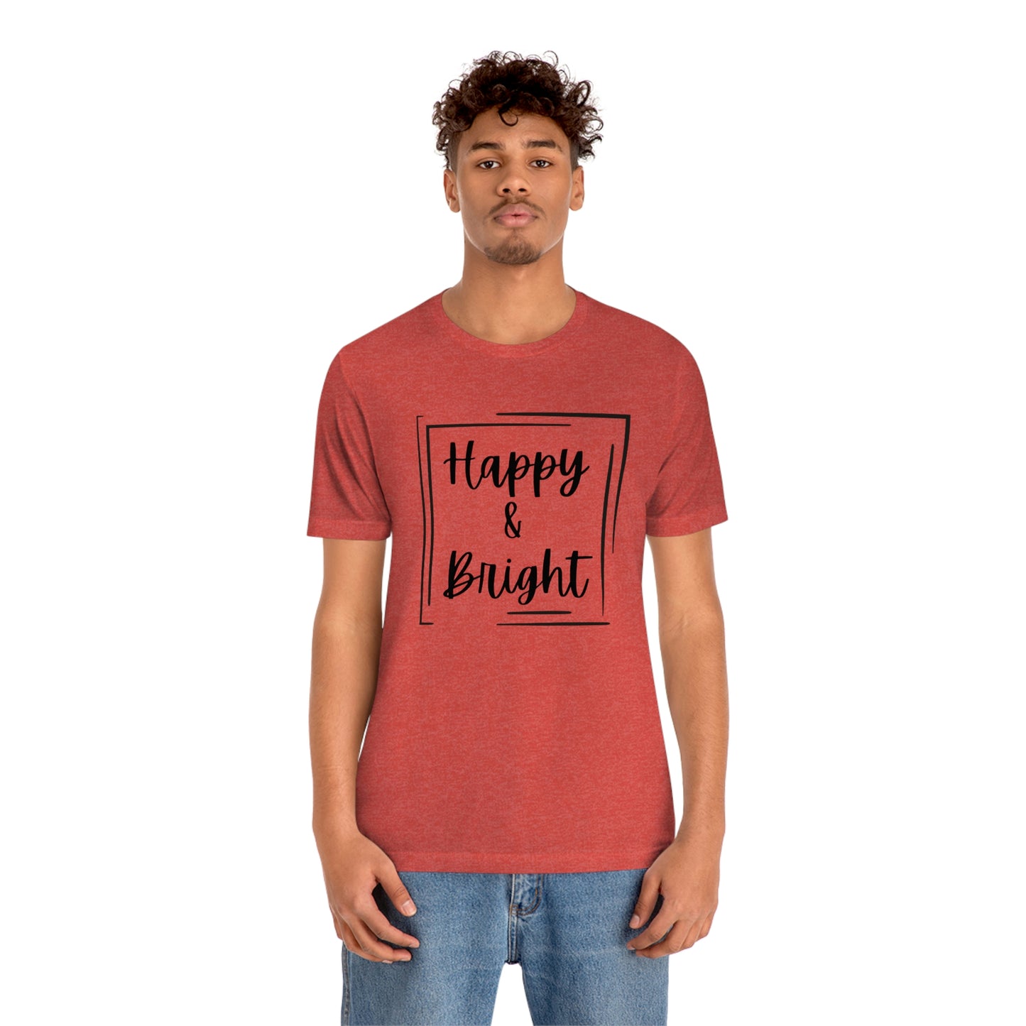 Happy & Bright Logo Jersey Short Sleeve Tee