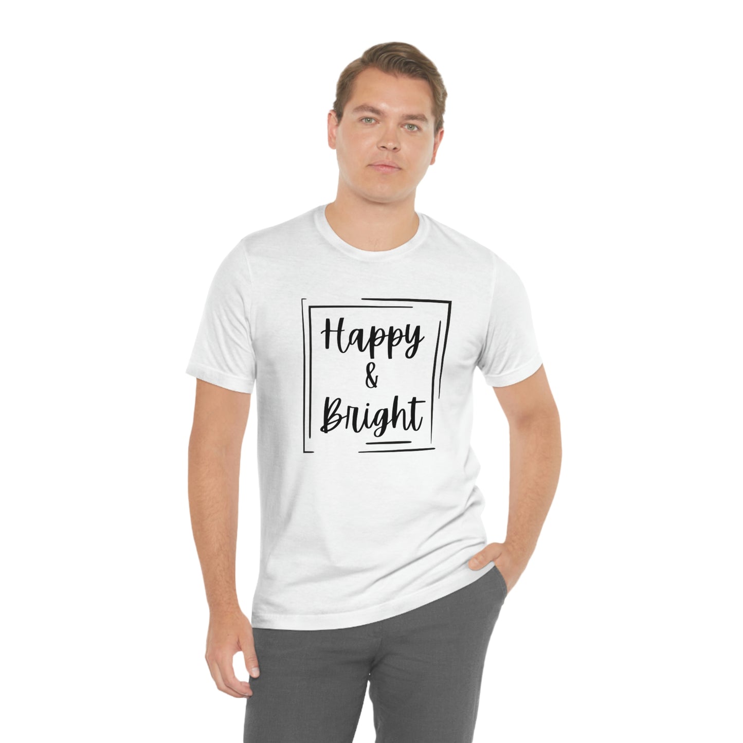 Happy & Bright Logo Jersey Short Sleeve Tee