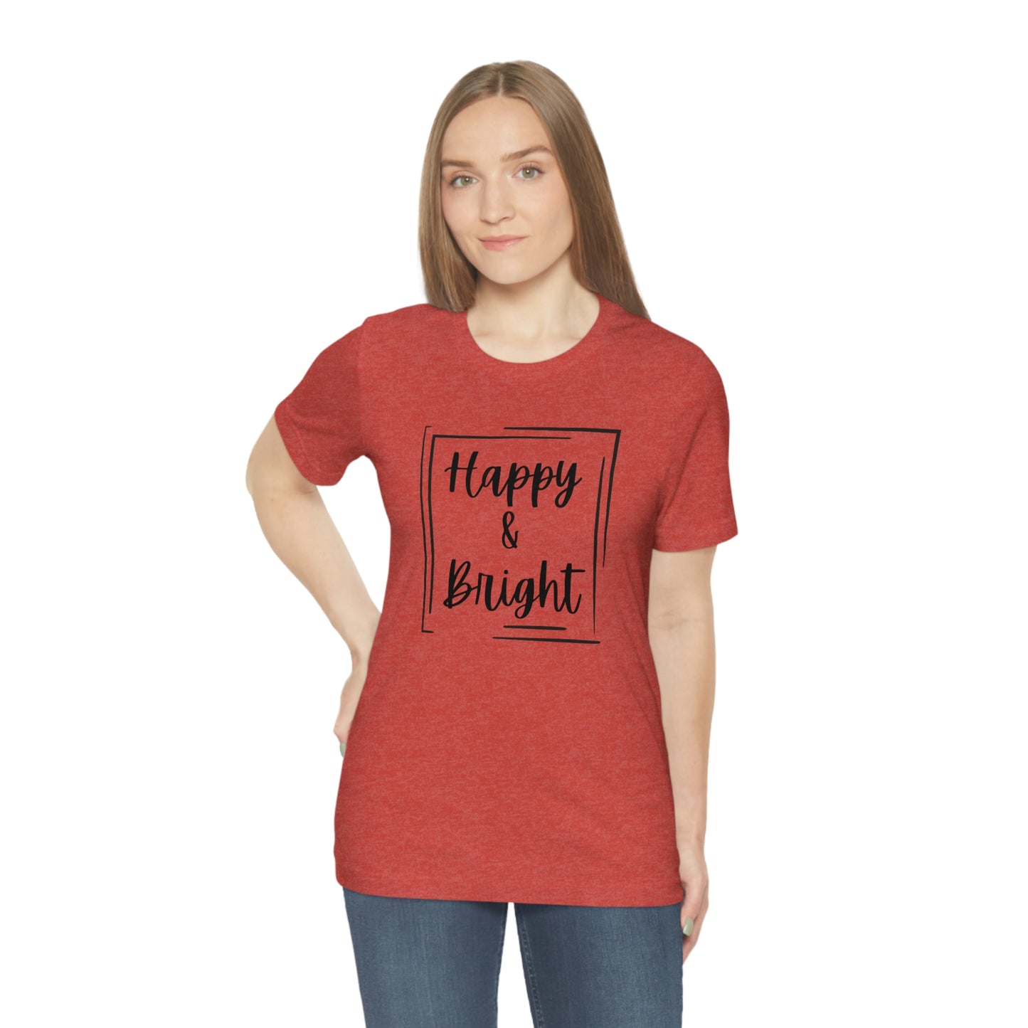 Happy & Bright Logo Jersey Short Sleeve Tee