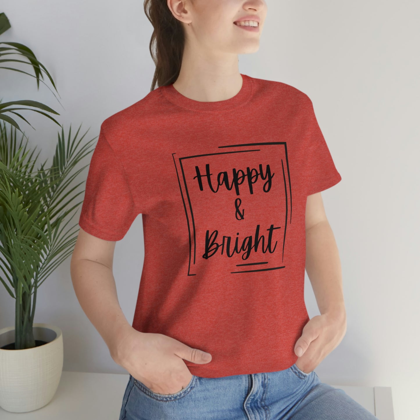 Happy & Bright Logo Jersey Short Sleeve Tee