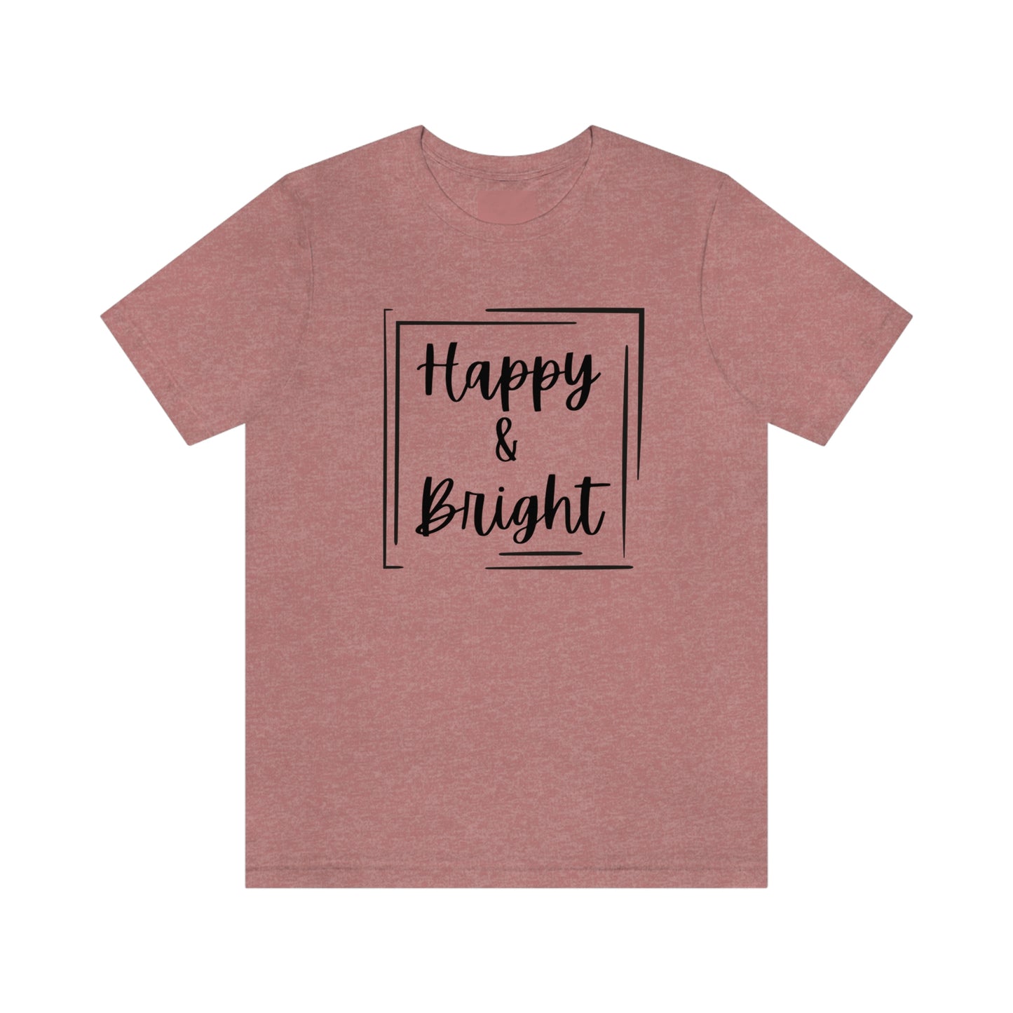 Happy & Bright Logo Jersey Short Sleeve Tee