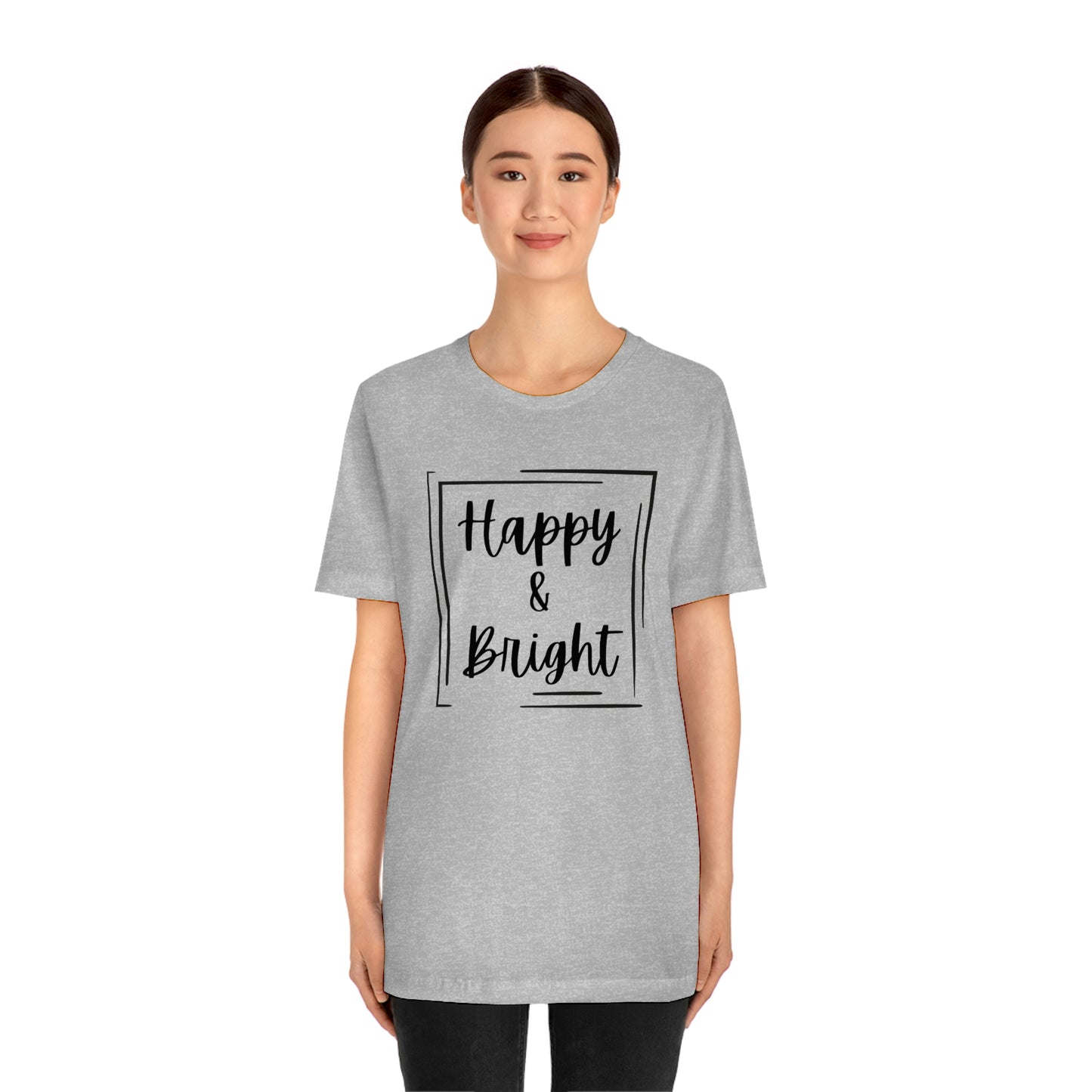 Happy & Bright Logo Jersey Short Sleeve Tee