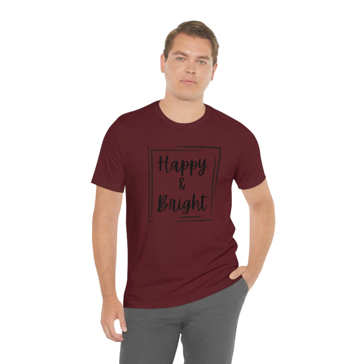 Happy & Bright Logo Jersey Short Sleeve Tee