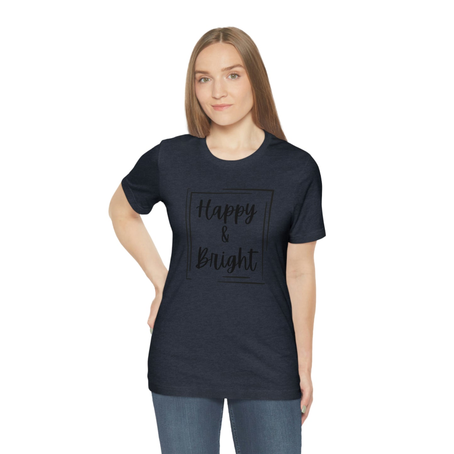 Happy & Bright Logo Jersey Short Sleeve Tee