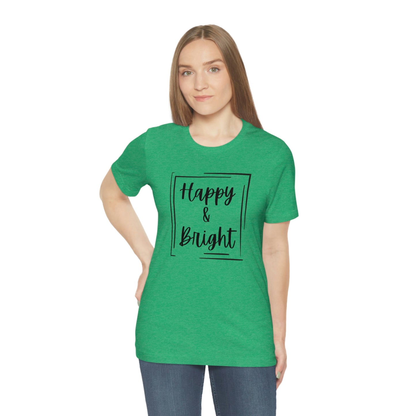Happy & Bright Logo Jersey Short Sleeve Tee