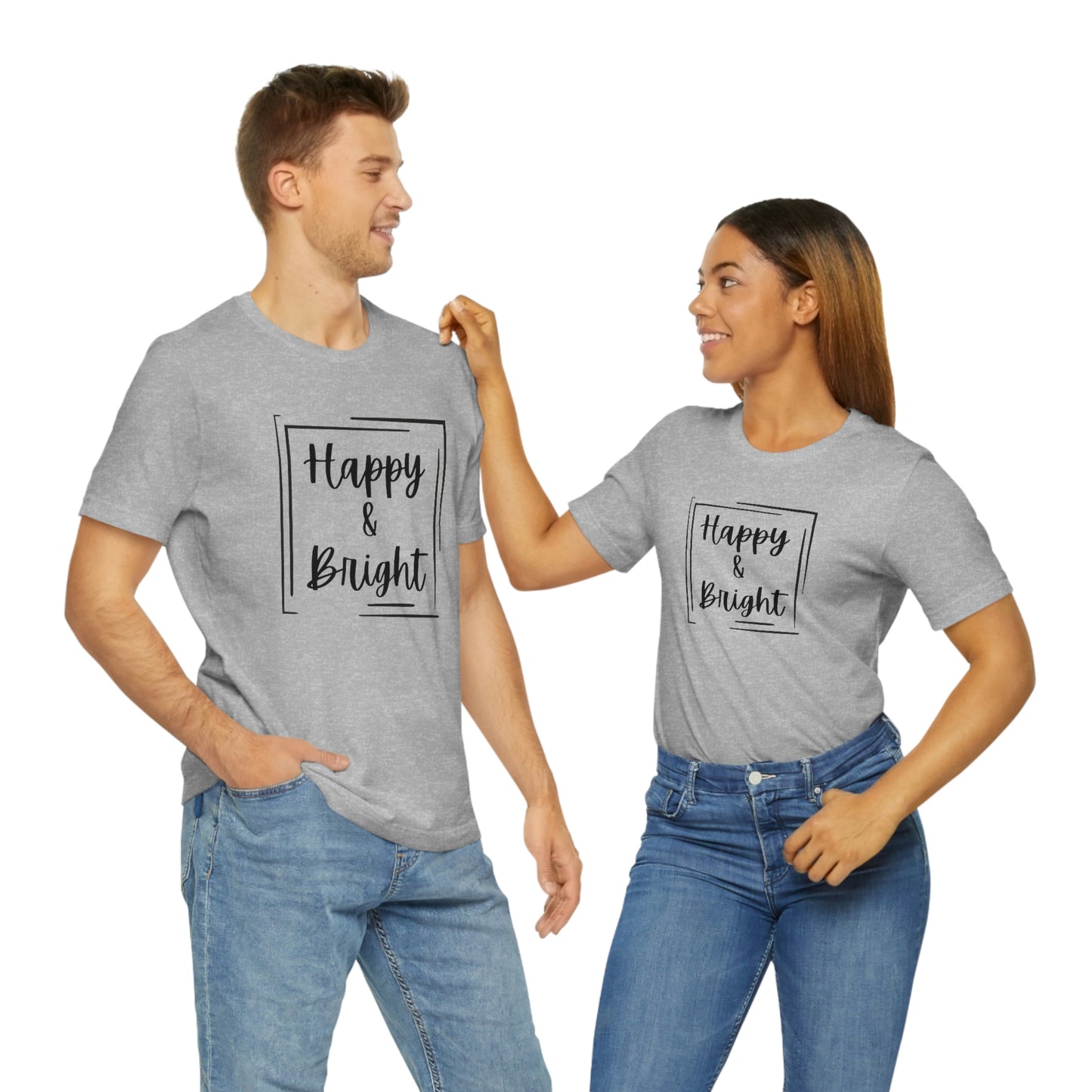 Happy & Bright Logo Jersey Short Sleeve Tee