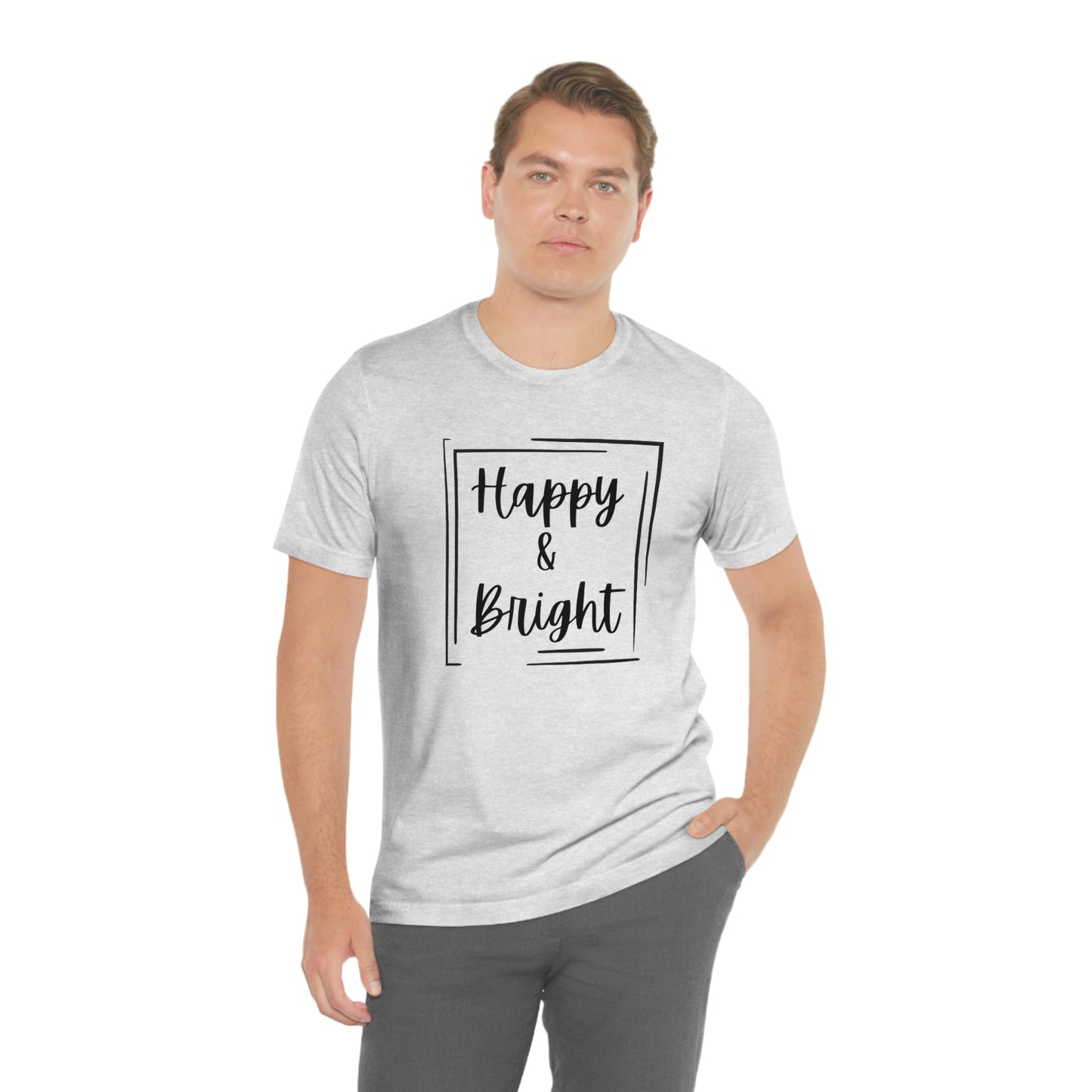 Happy & Bright Logo Jersey Short Sleeve Tee