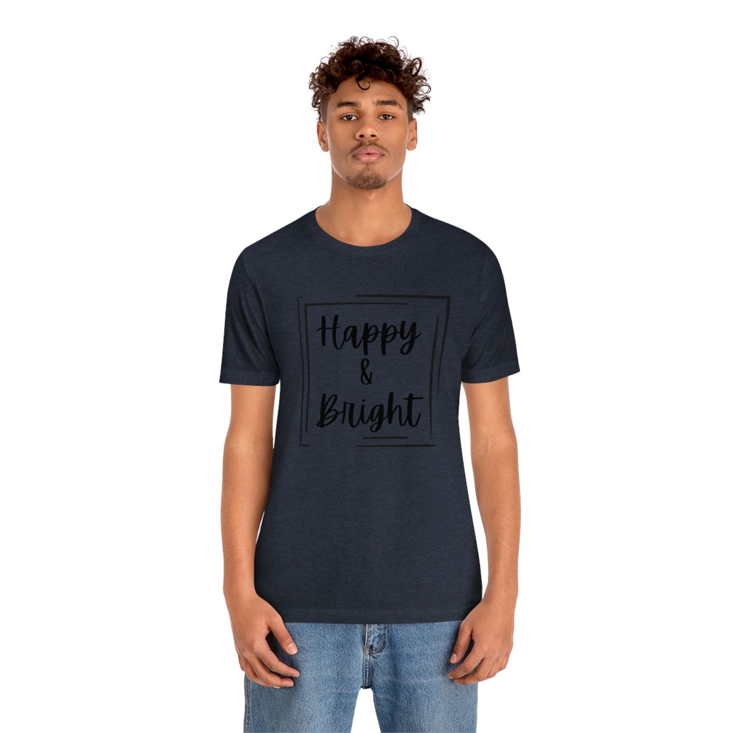 Happy & Bright Logo Jersey Short Sleeve Tee