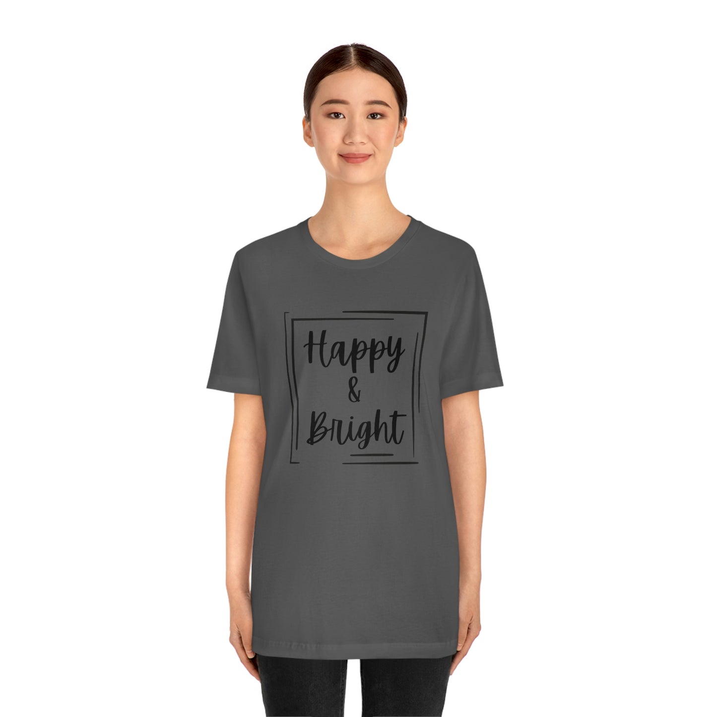 Happy & Bright Logo Jersey Short Sleeve Tee