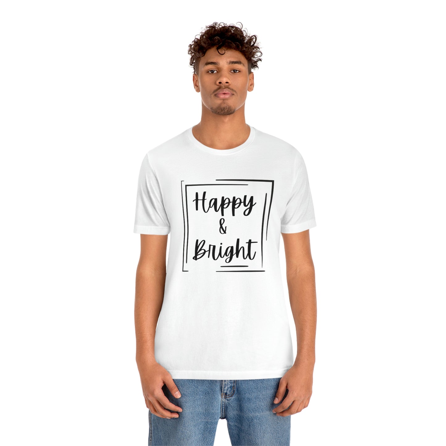 Happy & Bright Logo Jersey Short Sleeve Tee