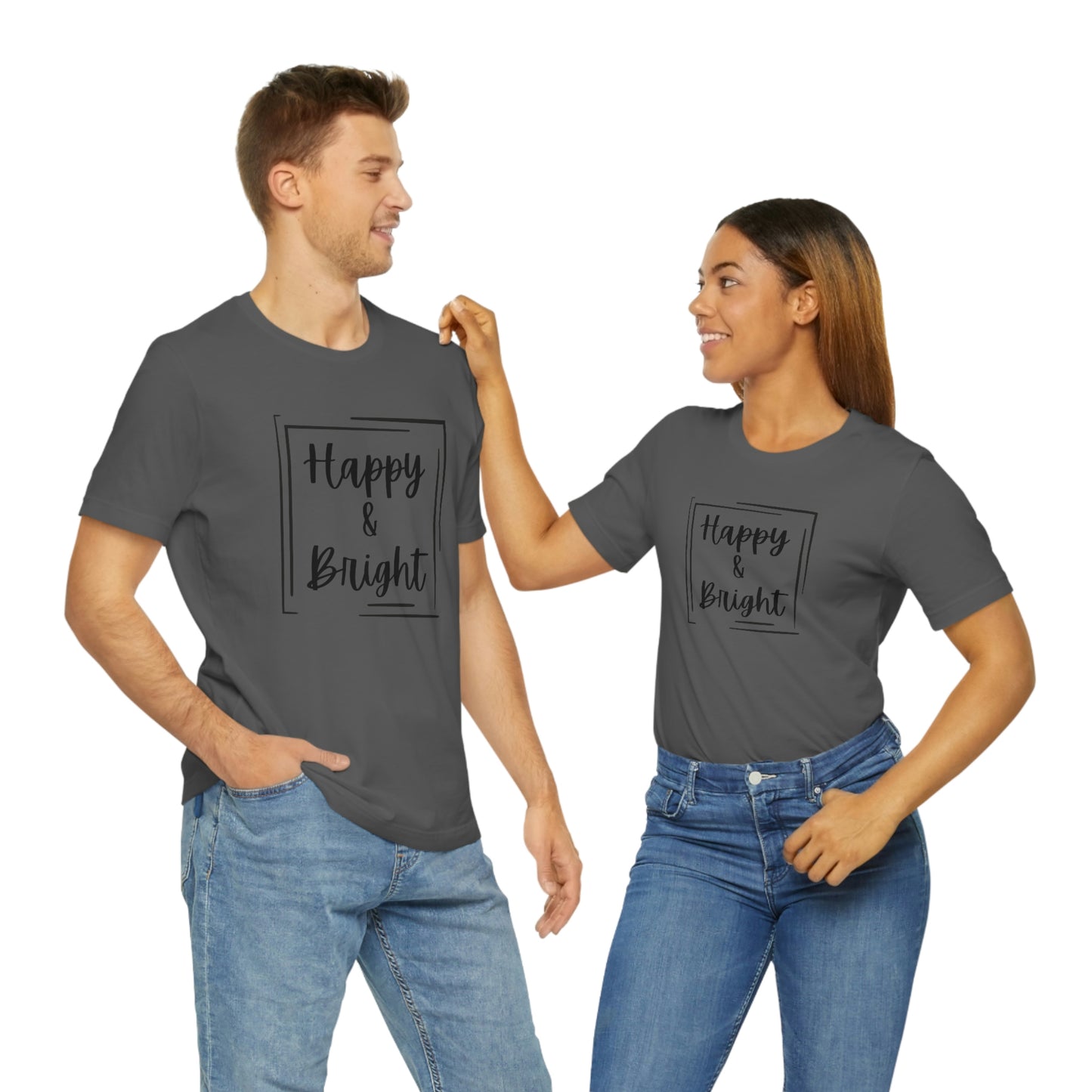 Happy & Bright Logo Jersey Short Sleeve Tee