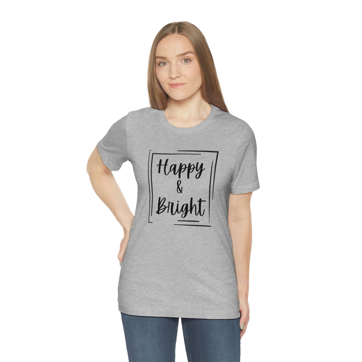 Happy & Bright Logo Jersey Short Sleeve Tee