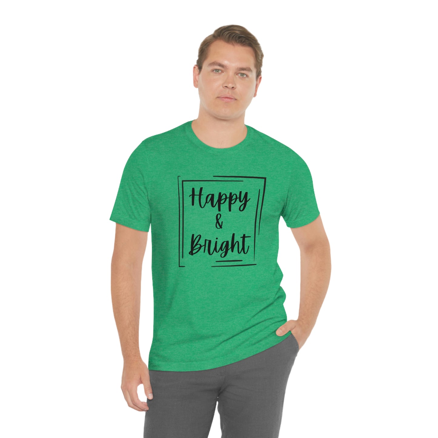 Happy & Bright Logo Jersey Short Sleeve Tee