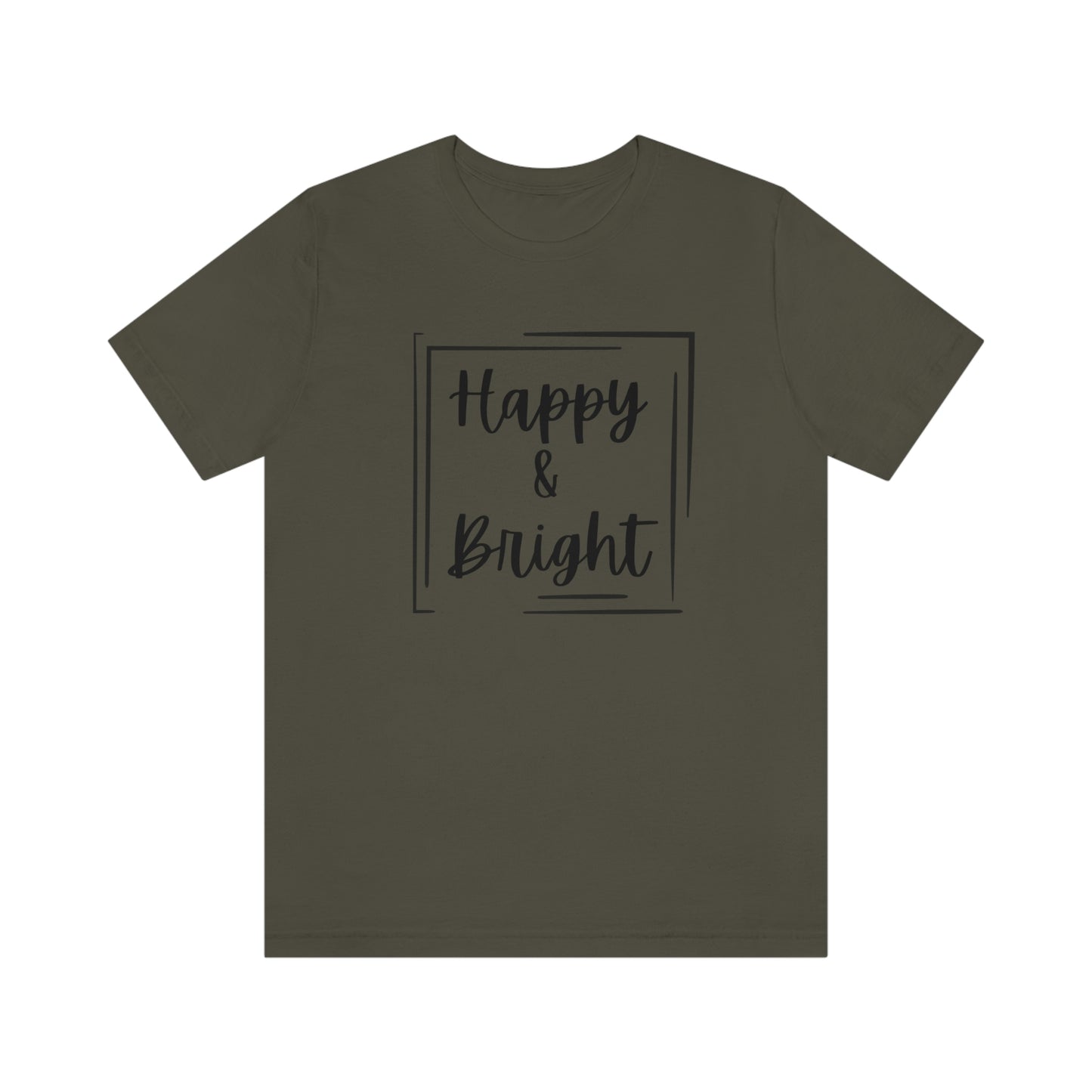 Happy & Bright Logo Jersey Short Sleeve Tee
