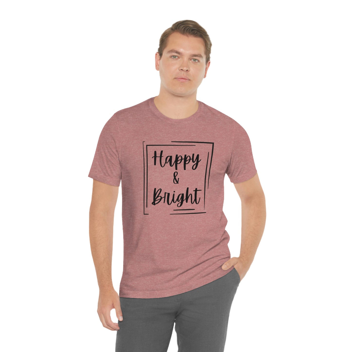 Happy & Bright Logo Jersey Short Sleeve Tee