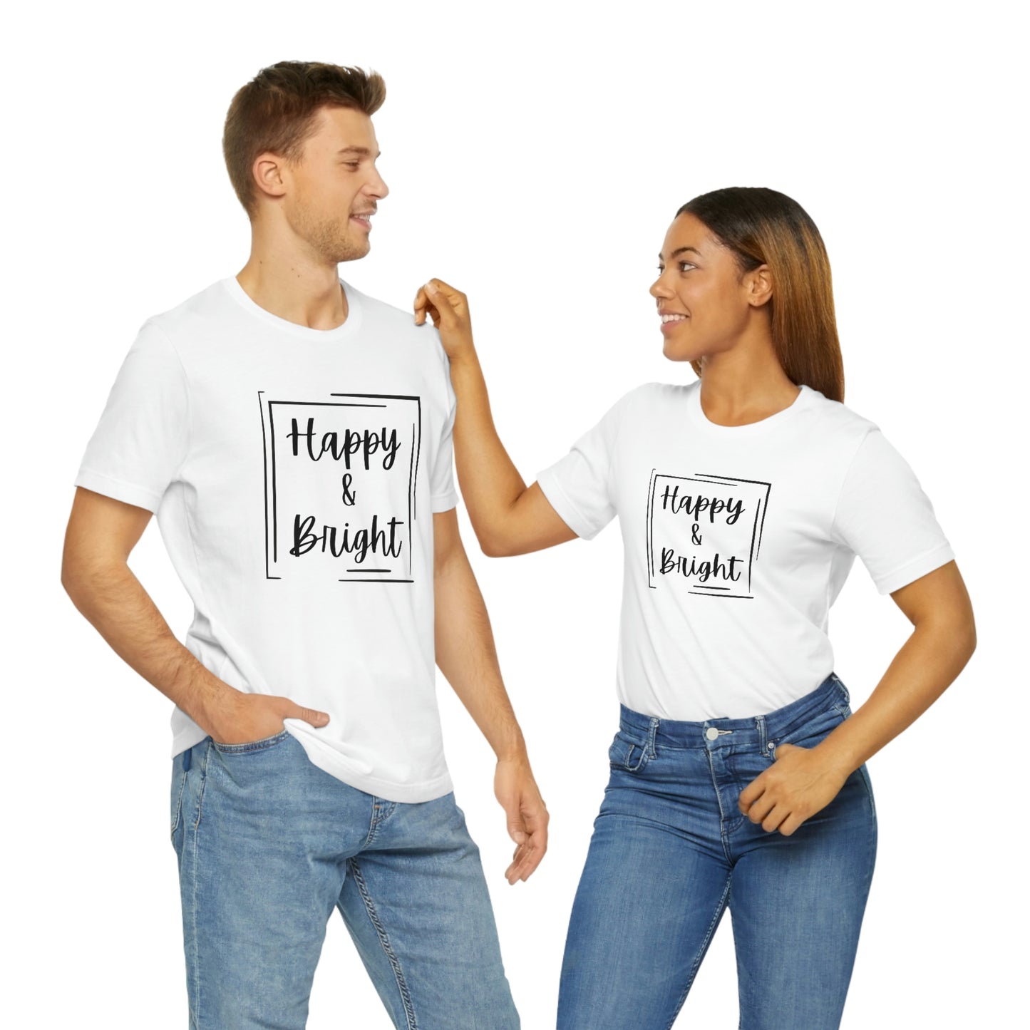 Happy & Bright Logo Jersey Short Sleeve Tee