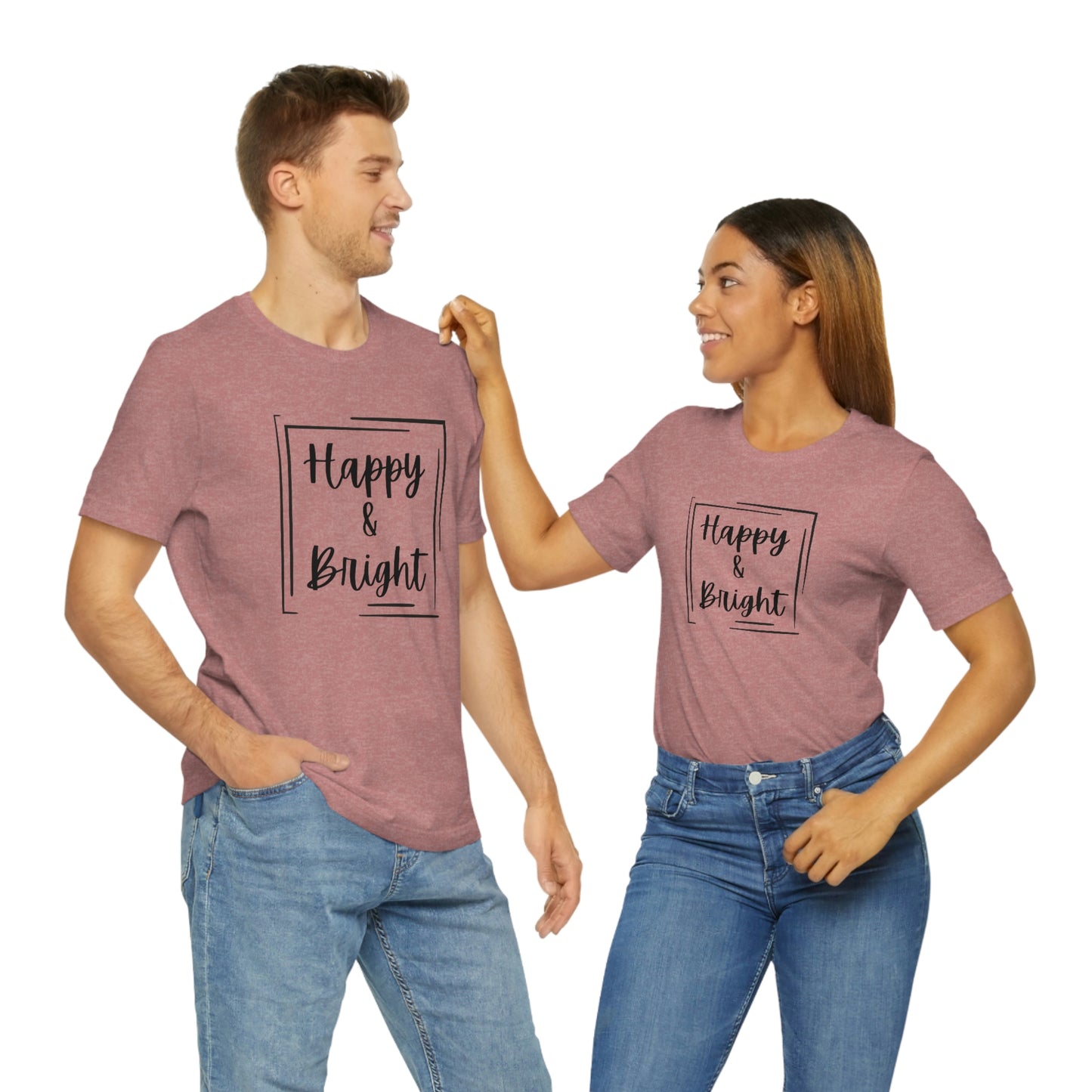 Happy & Bright Logo Jersey Short Sleeve Tee