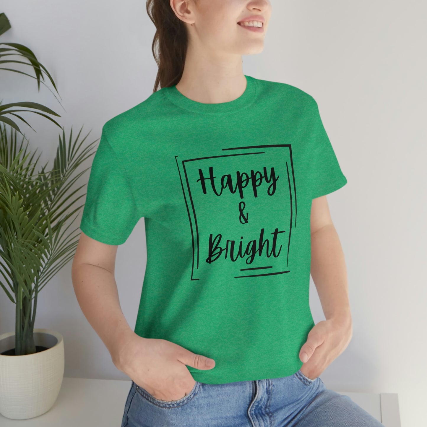 Happy & Bright Logo Jersey Short Sleeve Tee