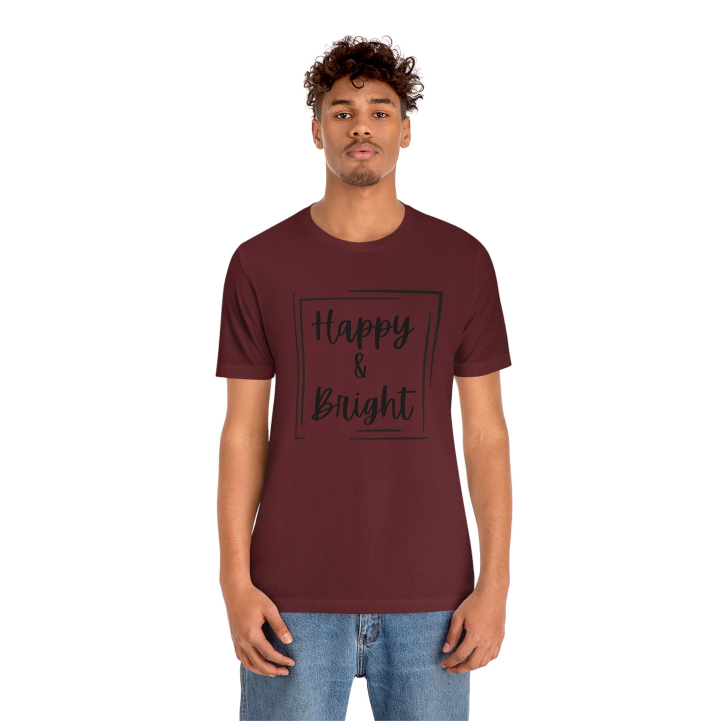 Happy & Bright Logo Jersey Short Sleeve Tee