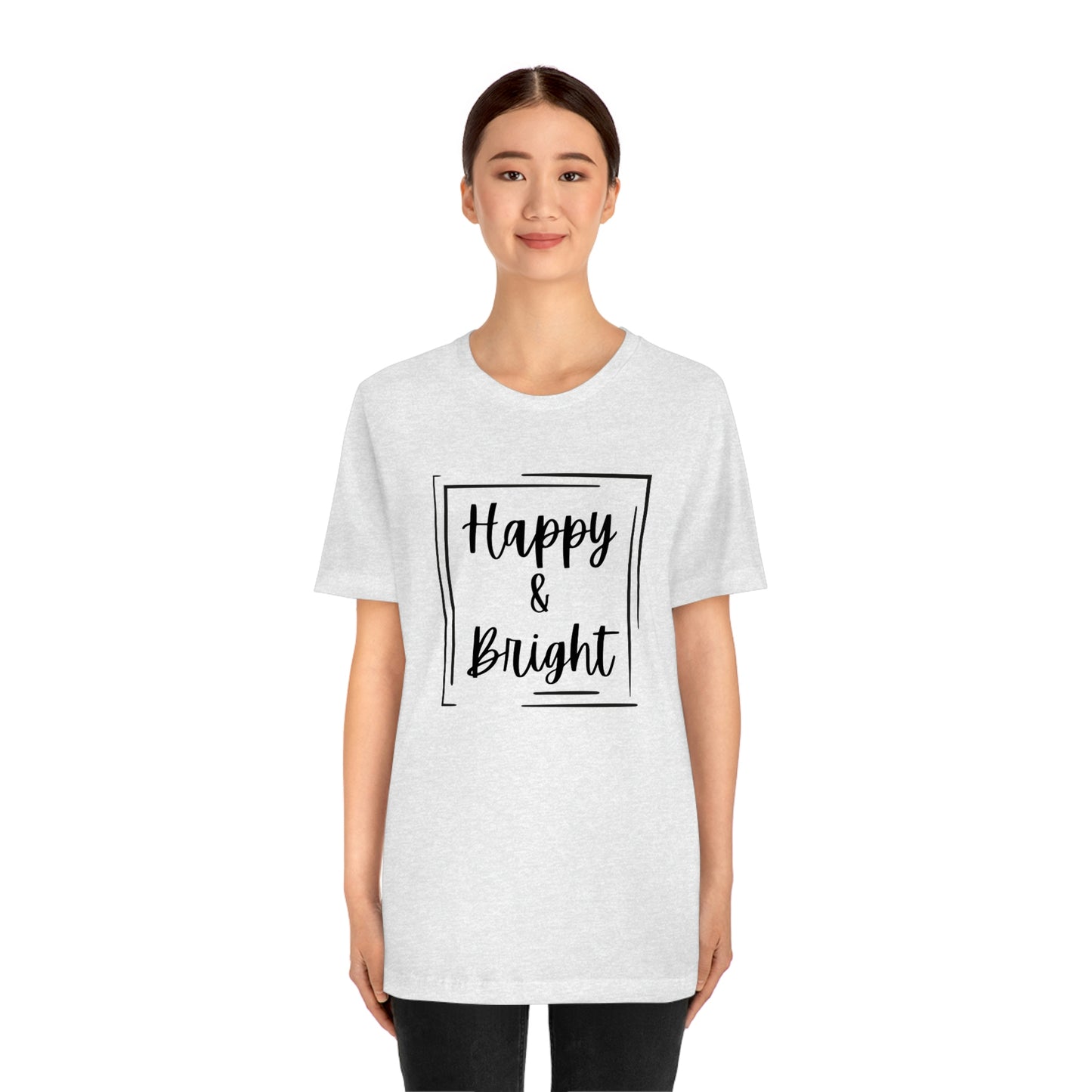 Happy & Bright Logo Jersey Short Sleeve Tee