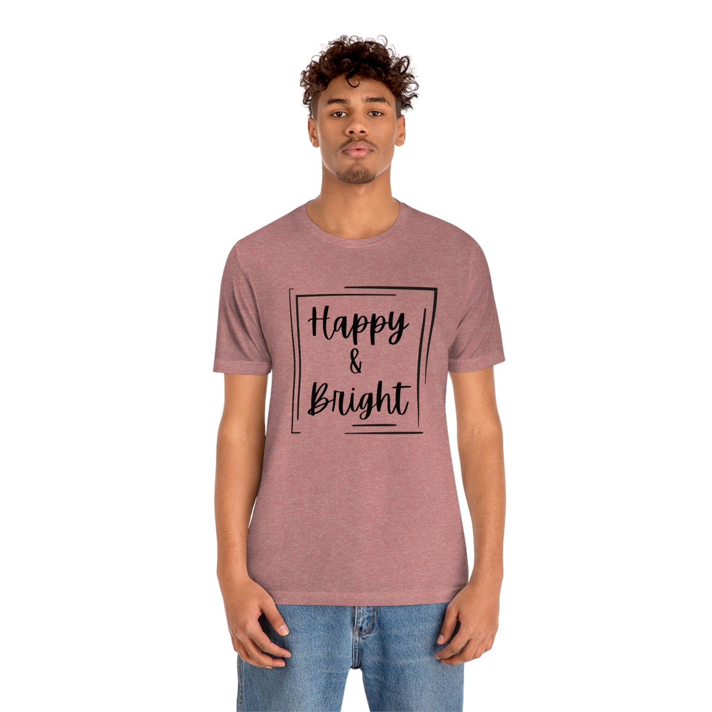Happy & Bright Logo Jersey Short Sleeve Tee