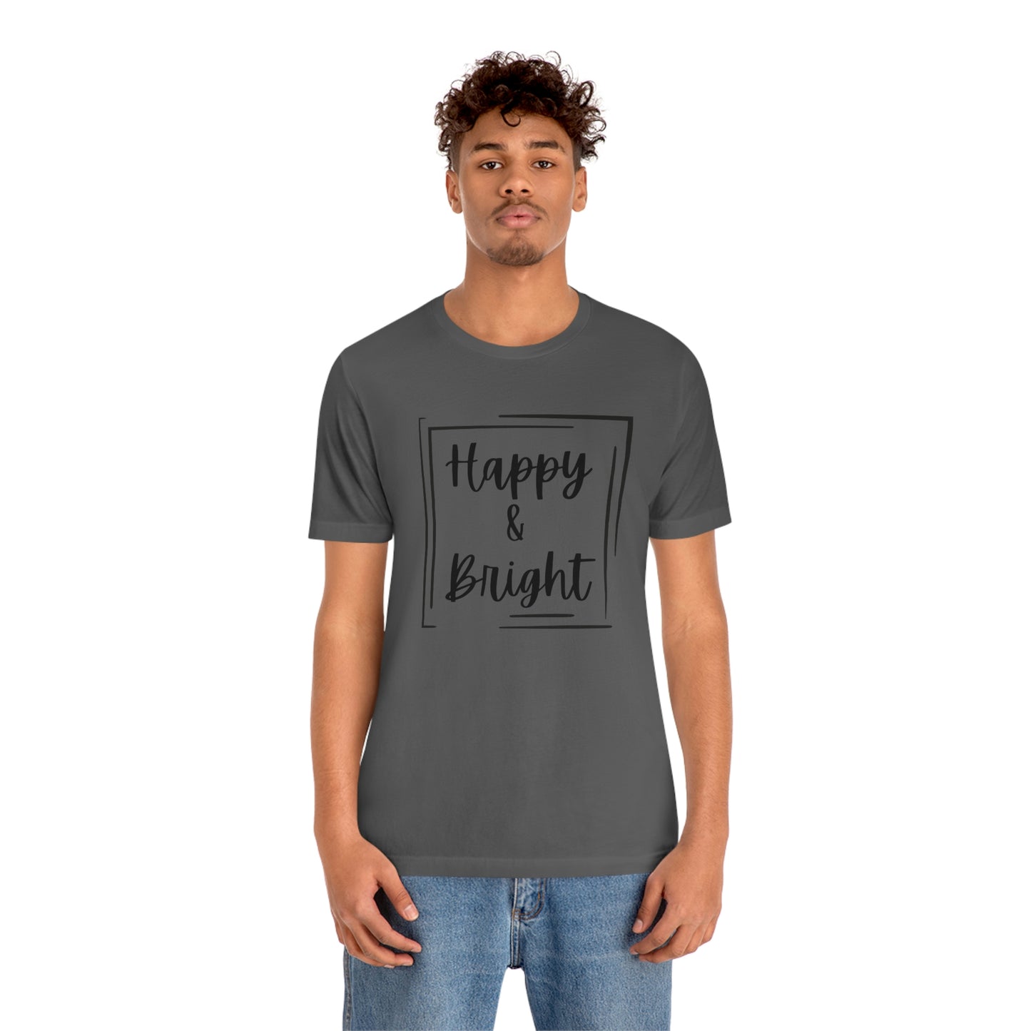 Happy & Bright Logo Jersey Short Sleeve Tee