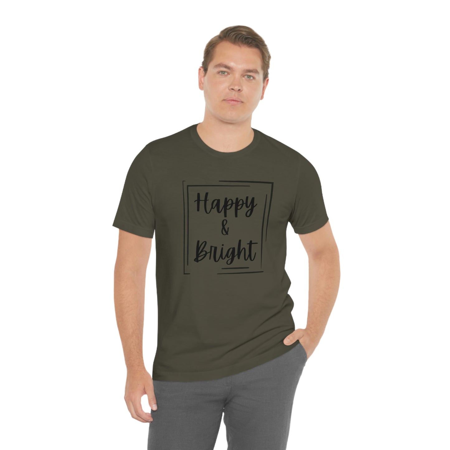 Happy & Bright Logo Jersey Short Sleeve Tee