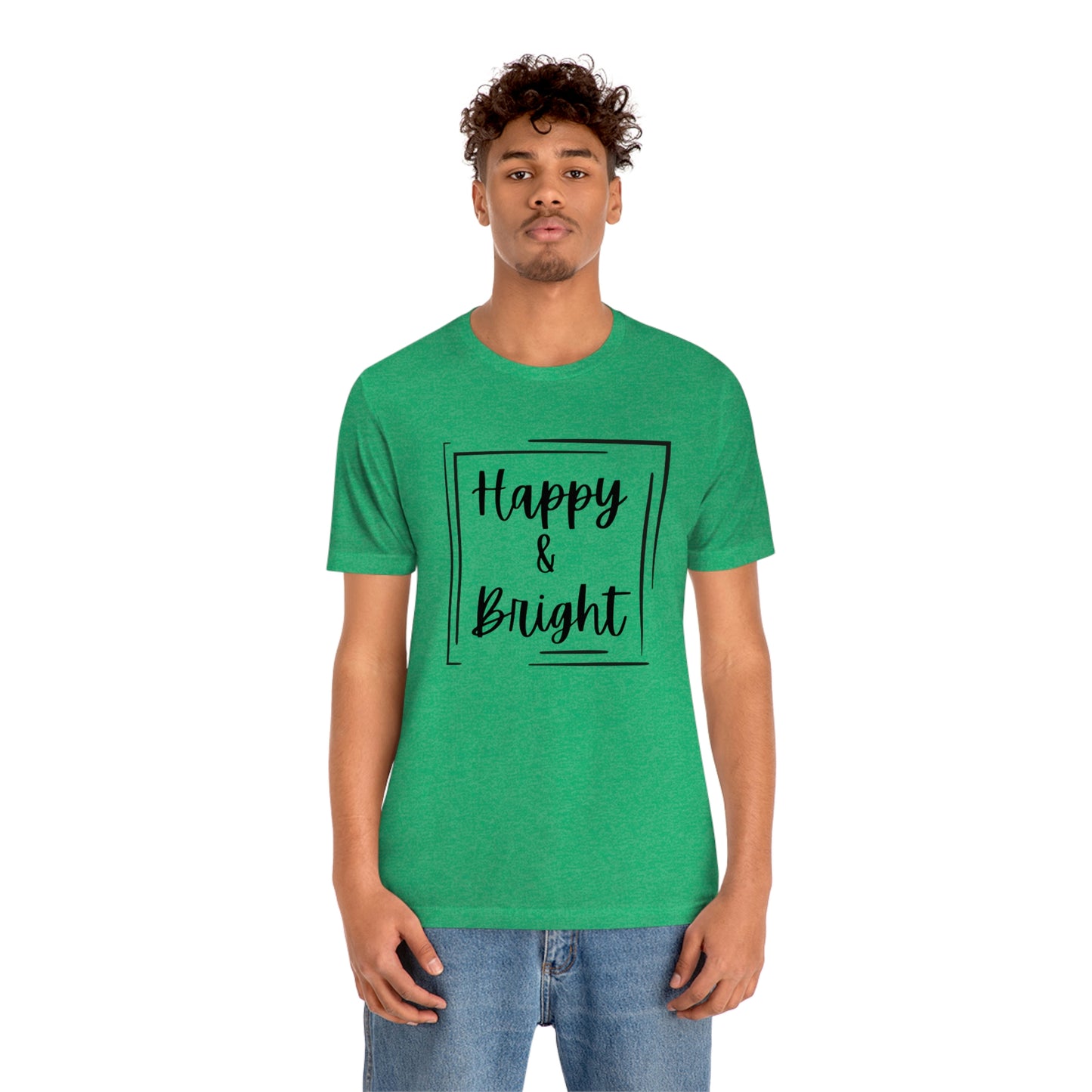 Happy & Bright Logo Jersey Short Sleeve Tee