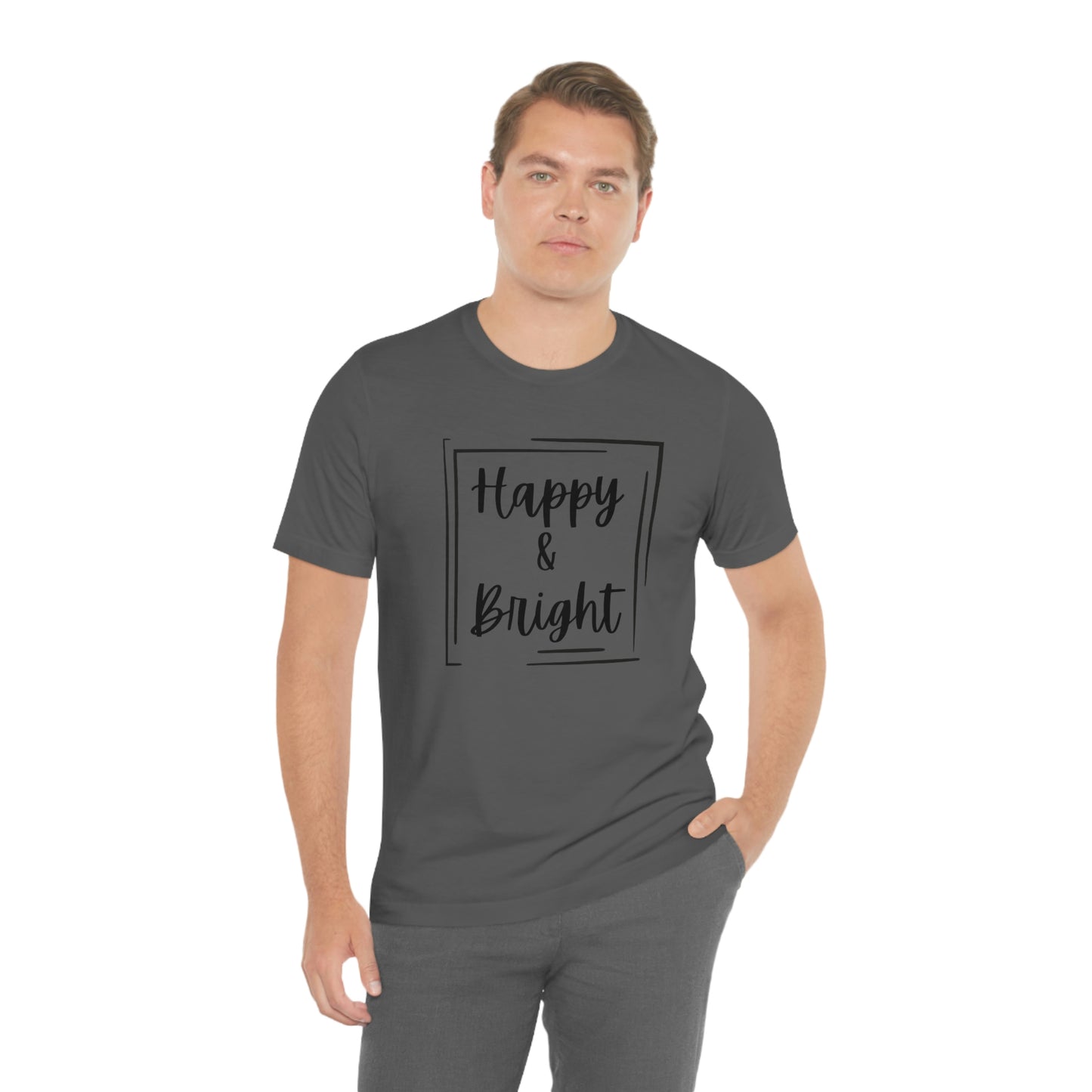 Happy & Bright Logo Jersey Short Sleeve Tee