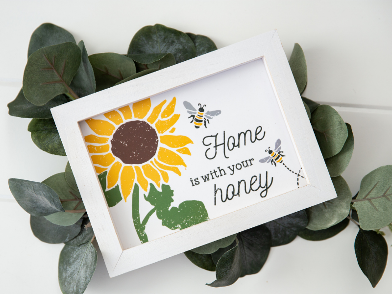 Home is With Your Honey Frame