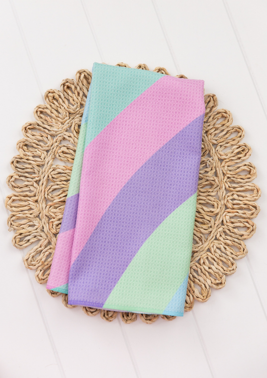 Neon Rainbow Towel