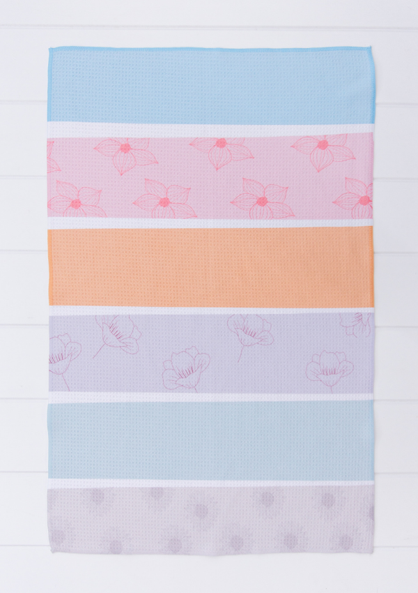 Pastel Flower Towel