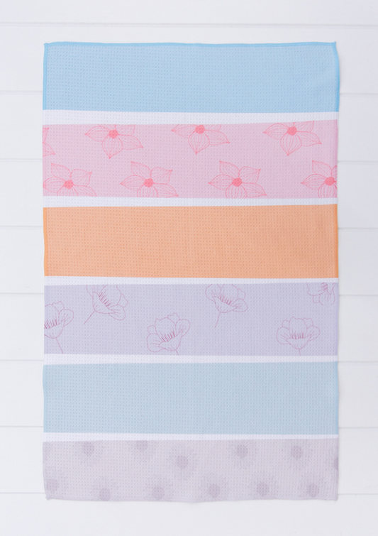 Pastel Flower Towel