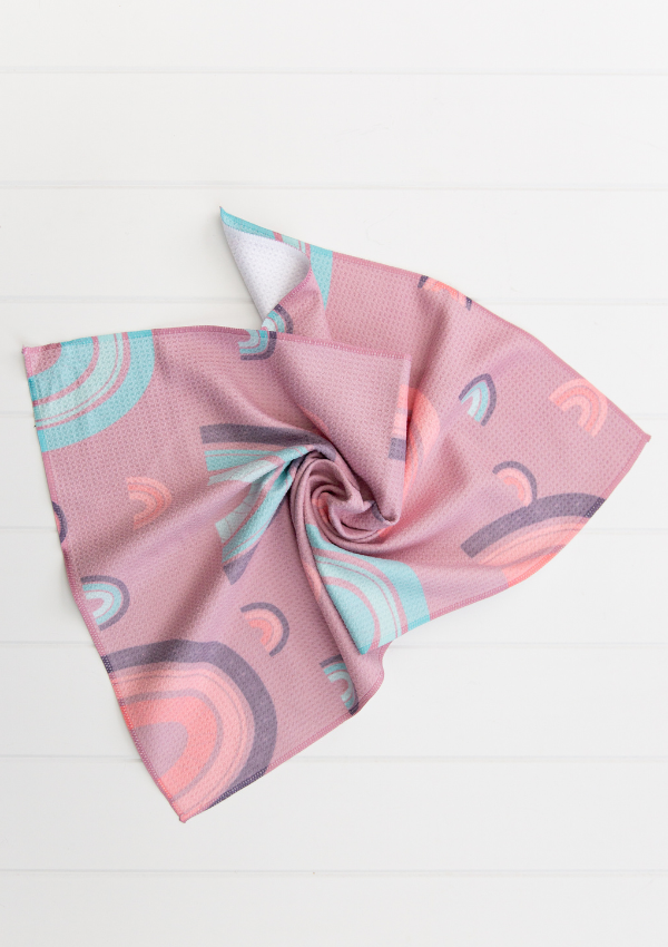 Pink Rainbow Towel