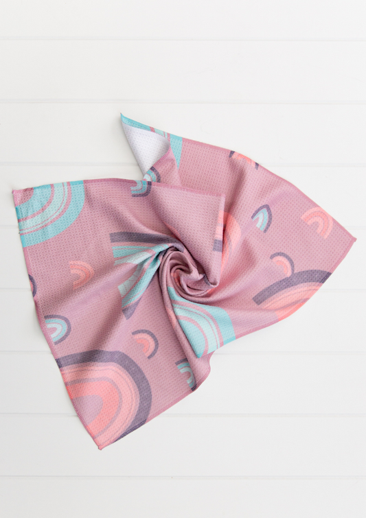 Pink Rainbow Towel