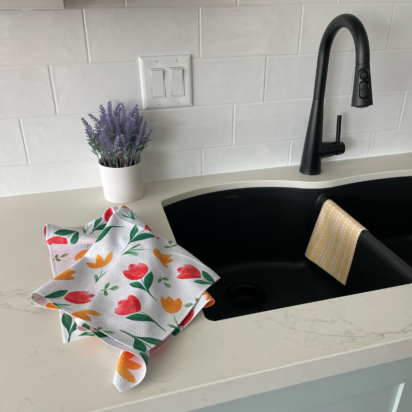 Spring Tulip Towel