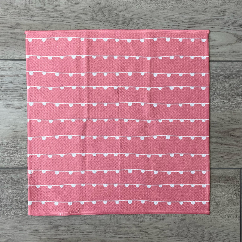 Pink Boho Washcloth