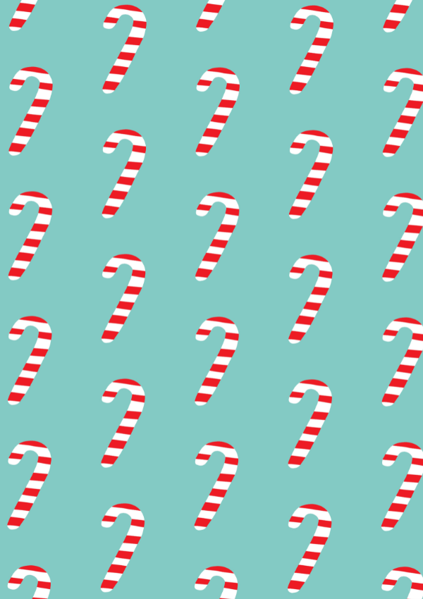 Candy Cane Lane Towel