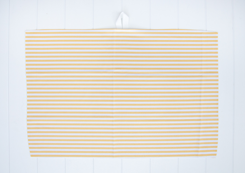 Yellow Pin Stripe Towel