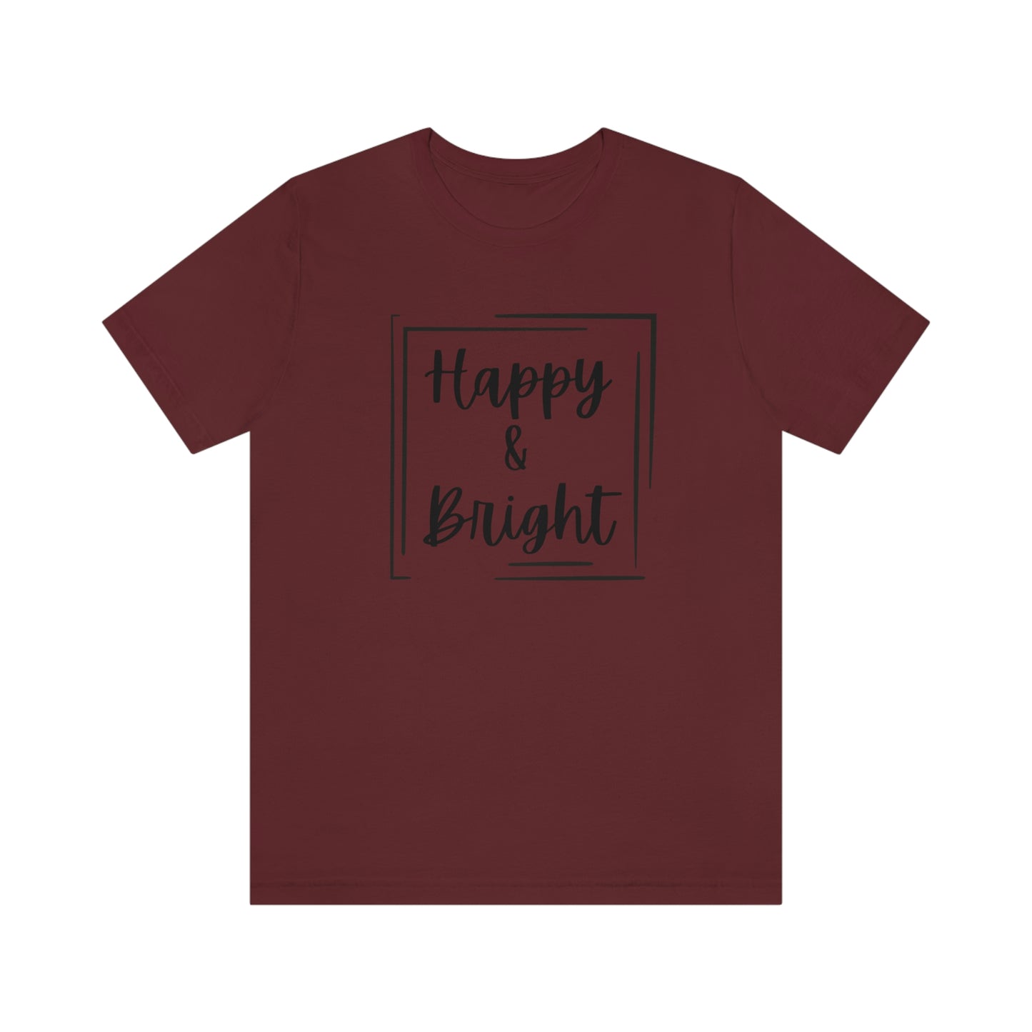 Happy & Bright Logo Jersey Short Sleeve Tee
