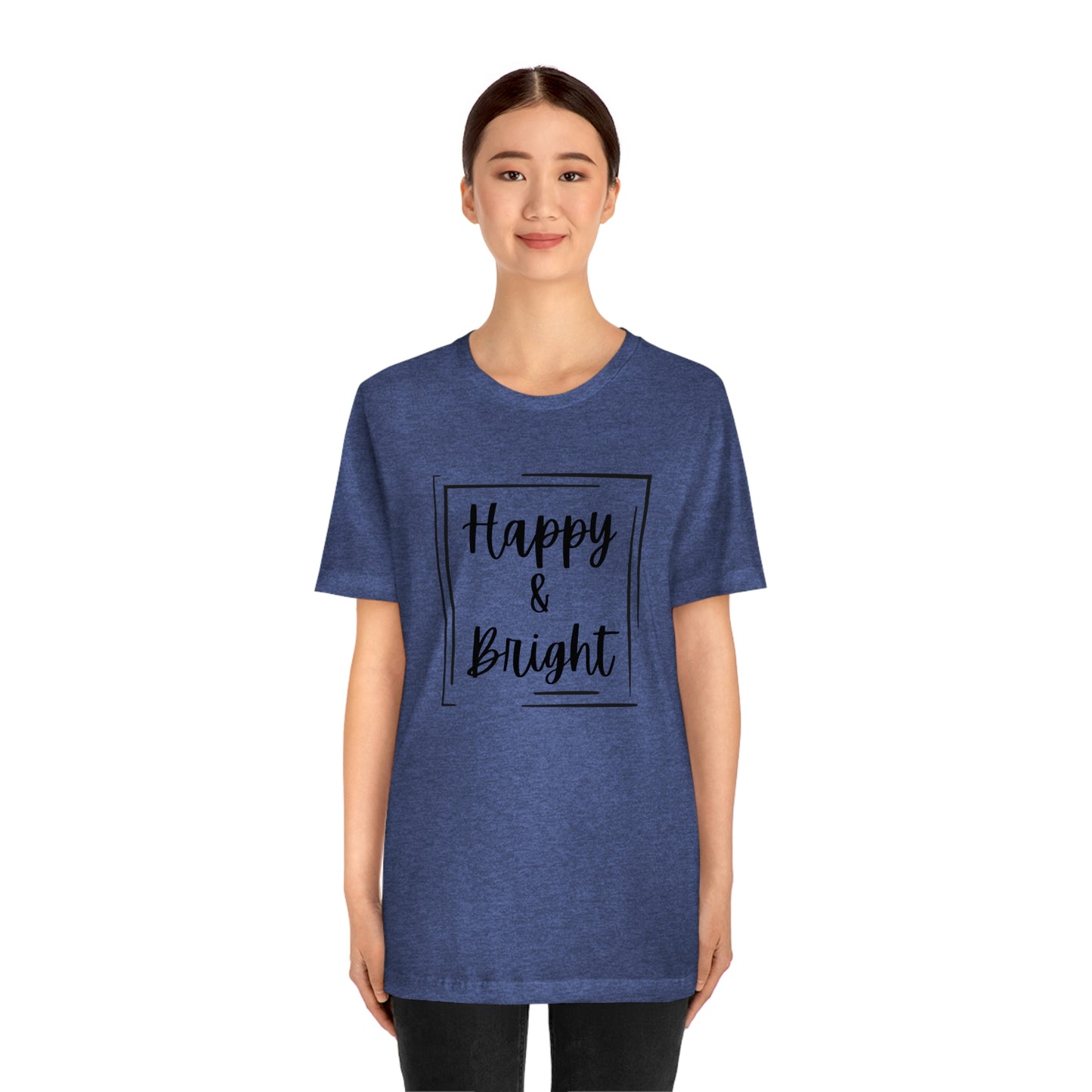 Happy & Bright Logo Jersey Short Sleeve Tee